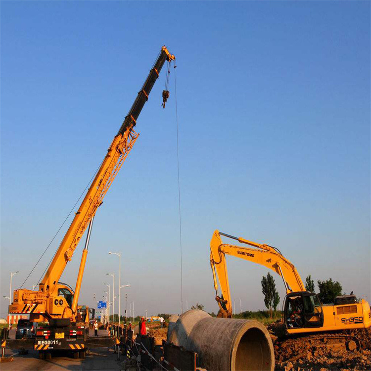 聊城25吨吊车吊8吨,最远吊多少米